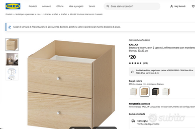 cassetti kallax ikea