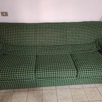 divano letto 3 posti in tessuto 