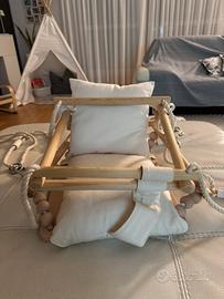 Altalena per bambini in legno