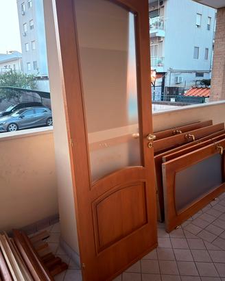 PORTE INTERNE LEGNO VETRO
