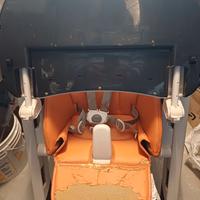 Seggiolone Peg Perego arancione-bianco