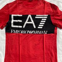 t-shirt uomo taglia M rossa/nera Emporio Armani