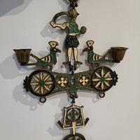 portacandele Greco ortodosso in ottone 