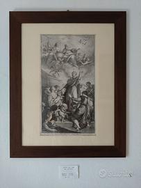 quadro con soggetto sacro san vincenzo