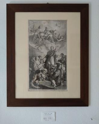 quadro con soggetto sacro san vincenzo