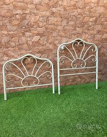 testiera e pediera letto singolo