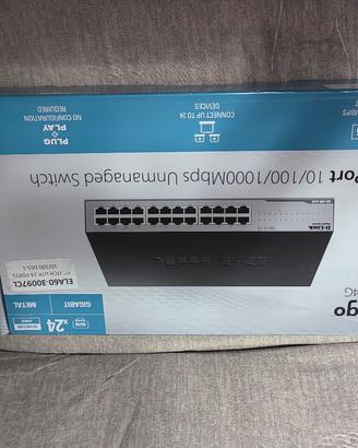 Switch Dlink GO SW 24G da 24 porte