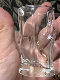 Set 3 bicchierini da liquore anni 70 Bormioli