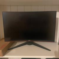 Monitor curvo Aoc l 144Hz