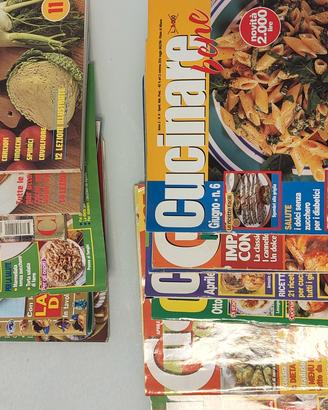 18 Riviste di cucina ancora in lire