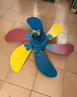 Ventilatore da soffitto con plafoniera