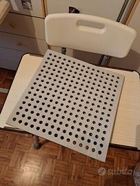 Lastra forata in schiuma di silicone antidecubito