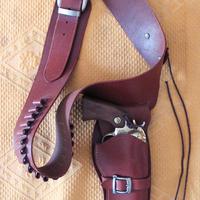 Cinturone Western Cowboy copia identica in Cuoio +