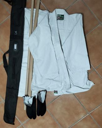 kimono per sudoku con attrezzi