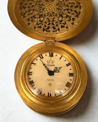 Orologio da viaggio vintage Jaeger "Recital"