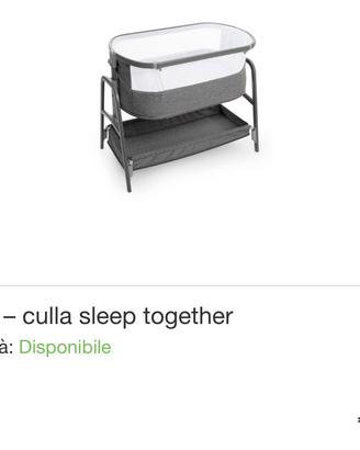 Culla Giordani sleep togheter, nuova mai usata!