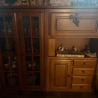 sala da pranzo in noce massello