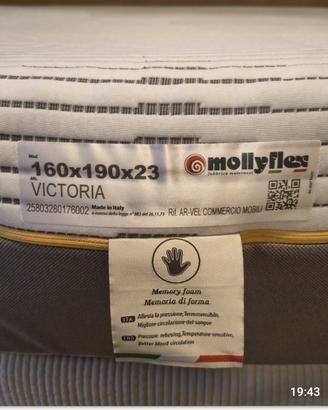 MATERASSO MATRIMONIALE MEMORY FOAM 