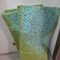 4 pannelli gomma isolante alta densità 170×50×4 cm