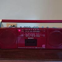 Radio cassette Sony CFS-2000L anni 80 originale
