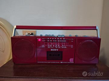 Radio cassette Sony CFS-2000L anni 80 originale