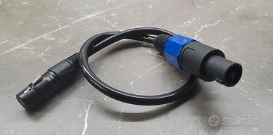 Cavo adattatore da Speakon a XLR female