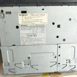 Autoradio cassette SONY Mod. XR-C510RDS