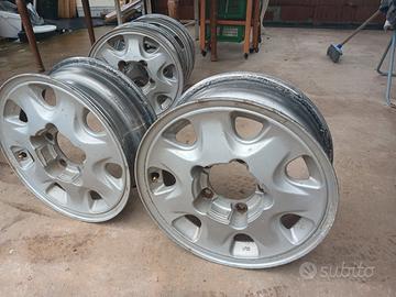 ruota cerchio in alluminio raggio 15 n. 4