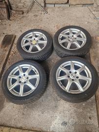 cerchi 16 Enzo 5x112 con gomme termiche 205 55 16 