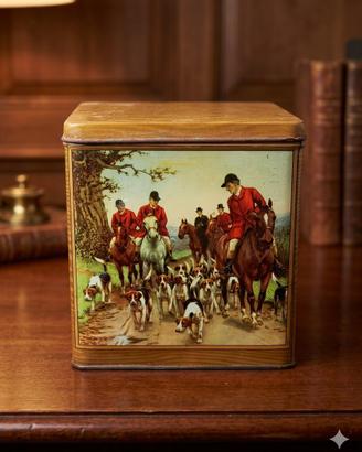 Lattina Vintage Caccia alla Volpe con Levrieri