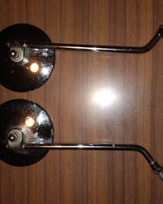 Coppia specchietti retrovisori cromati