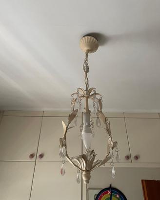 Lampadario shabby chic