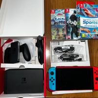 Nintendo Switch Oled + 3 Giochi