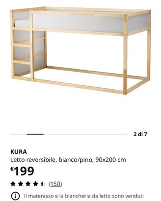 Letto Kura usato gia smontato
