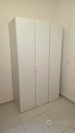 armadio bianco rovere