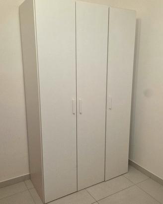 armadio bianco rovere