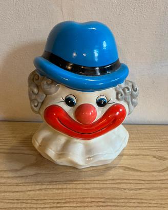 Salvadanaio clown vintage