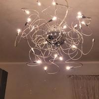 Lampadario e bajours camera da letto