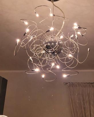 Lampadario e bajours camera da letto