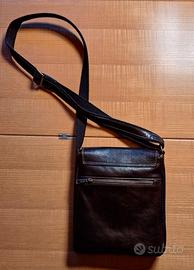 Borsello uomo in cuoio marrone – manifattura fiore