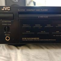 Lettore cd JVC con convertitore, affidabile.