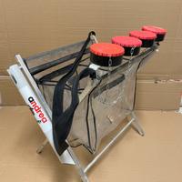 Cestello cavalletto porta canne  pesca trota lago