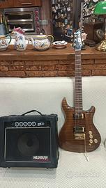 Chitarra elettrica con ampli 