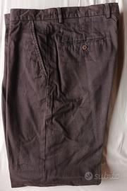 Pantaloni classici uomo, tg. 54, colore marrone 