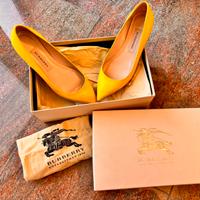 Ballerine Burberry giallo limone n.38