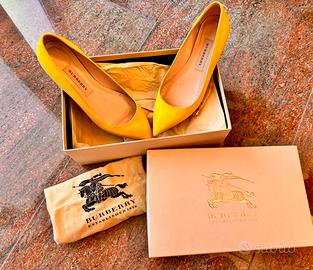 Ballerine Burberry giallo limone n.38