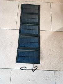 5 PANNELLI SOLARI PORTATILI DA35W USB 5V