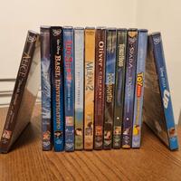 Lotto 12 DVD Disney originali + 3 DVD in omaggio.
