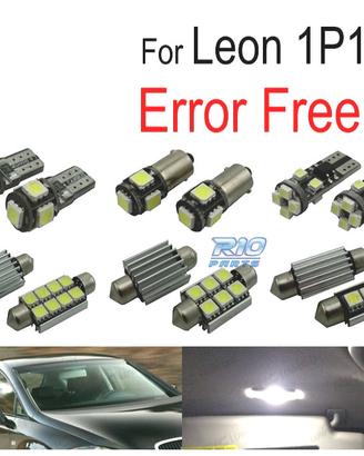 KIT 13 LAMPADE LED INTERNE PER SEAT LEON MK2 1 P 1