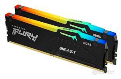 RAM 32GB DDR5 5600 RGB KINGSTON FURY BEAST